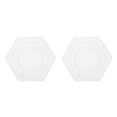 thumbnail image 1 of Uxcell 2 Pcs Moldes de Silicona para Posavasos en Forma de Nube Grande para Manualidades DIY, 1 of 6
