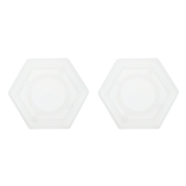 Uxcell 2 Pcs Moldes de Silicona para Posavasos en Forma de Nube Grande para Manualidades DIY