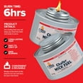 thumbnail image 3 of Latas de combustible para calentar alimentos para 6 horas (paquete de 6) para calentar tu hogar, 3 of 7