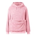 thumbnail image 6 of KEXE Girls Fleece Pullover Hoodie Loose Fit Long Sleeve Sweatshirt with Pocket Casual Warm Hooded Top, 6 of 6