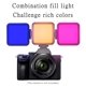 thumbnail image 3 of Mini luz de fotografía RGB Luz de video LED Luz de relleno portátil 60PCS Cuentas de luz altamente b MABOTO Lámpara de fotografía, 3 of 6