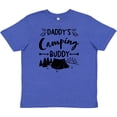 thumbnail image 3 of Inktastic Daddys Camping Buddy Youth T-Shirt, 3 of 5