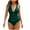 Green, variant on Admvng Plus Size Swimsuit for Women Push up One Piece Swimsuits Tummy Control Bathing Suits Plus Size Swimwear S-2XL
