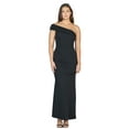 thumbnail image 3 of Formal One Shoulder Rouched Mermaid Maxi Dress, 3 of 10
