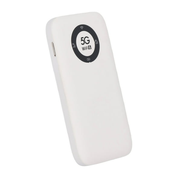 Hotspot mobile 5G, Hotspot WiFi portable 2,4 GHz / 5,8 GHz pour le voyage, routeur de poche avec un emplacement pour carte SIM, prend en charge 16 utilisateurs, 7100mAh Battery for
