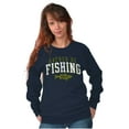 thumbnail image 4 of Funny Rather Be Fishing 24/7 Joke Unisex Plus Size Sweatshirt Brisco Brands 2X, 4 of 6