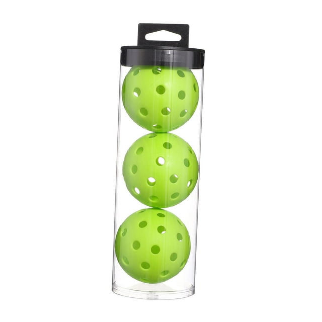 Maoww 3x Accessoires de Pickleball pour Tournoi Extérieur Intérieur Vert 7.4cm
