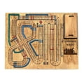 thumbnail image 1 of Cribbage War Game Wooden Cribbage Board Game Set Has A Storage For Cards And Travel Portable Cribbage Game Sets For Family, 1 of 9