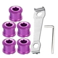 thumbnail image 1 of 5PCS Bike Chainring Bolts 4.9mm Single Chainwheel Screws with Mounting Wrench, 1 of 6