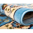 thumbnail image 6 of Rugs.com Neda Collection Rug – 10 Ft Runner Blue Low Rug Perfect For Hallways, Entryways, 6 of 9