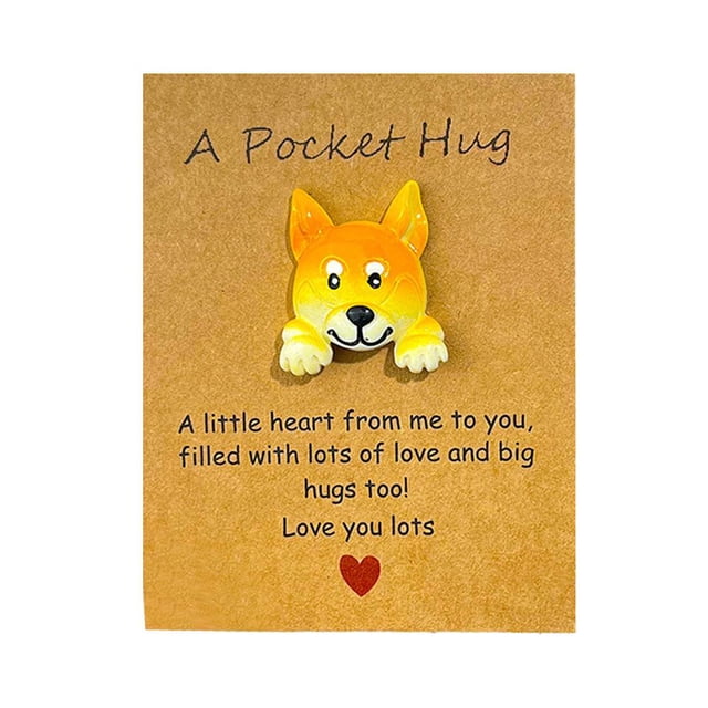TQEHS Tarjeta de resina con forma de animal para el día de San Valentín, regalo para taza de agua, pegatina decorativa F0M1