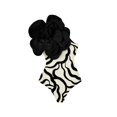 thumbnail image 1 of Traje de baño de una pieza con relleno y un solo hombro con flores tridimensionales en 3D para mujer, 1 of 6