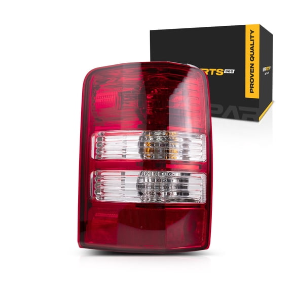 KarParts360 For Jeep Liberty 2008-2012 Tail Light Driver Side Replacement For CH2800180 | 55157347AB, 55157347AC