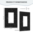 thumbnail image 5 of ZICANCN Outlet Covers Wall Plate, Horror Spider Cover Cobweb Light Switch Cover Decorative, Duplex Toggle Combo 1-Gang, 5 of 9