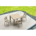 thumbnail image 3 of Compamia Vegas 55" Extendable Patio Dining Table in Taupe, 3 of 9