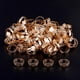 thumbnail image 2 of 100 piezas de base plana ajustable en blanco para hacer joyas, suministros para manualidades Oro, 2 of 9