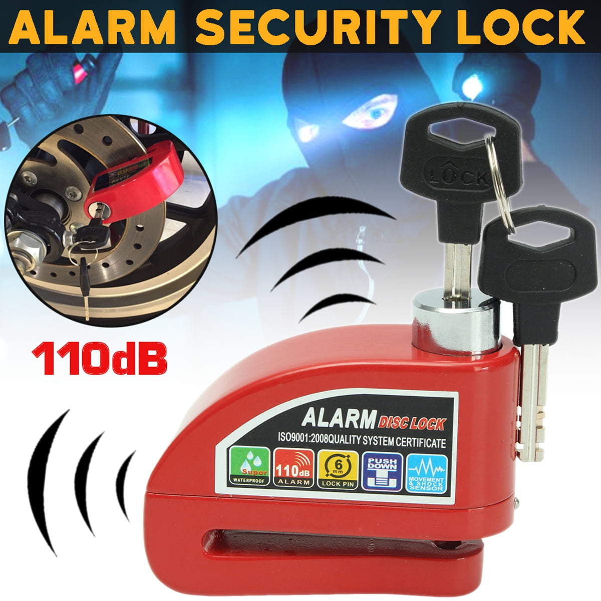 alarm bike lock