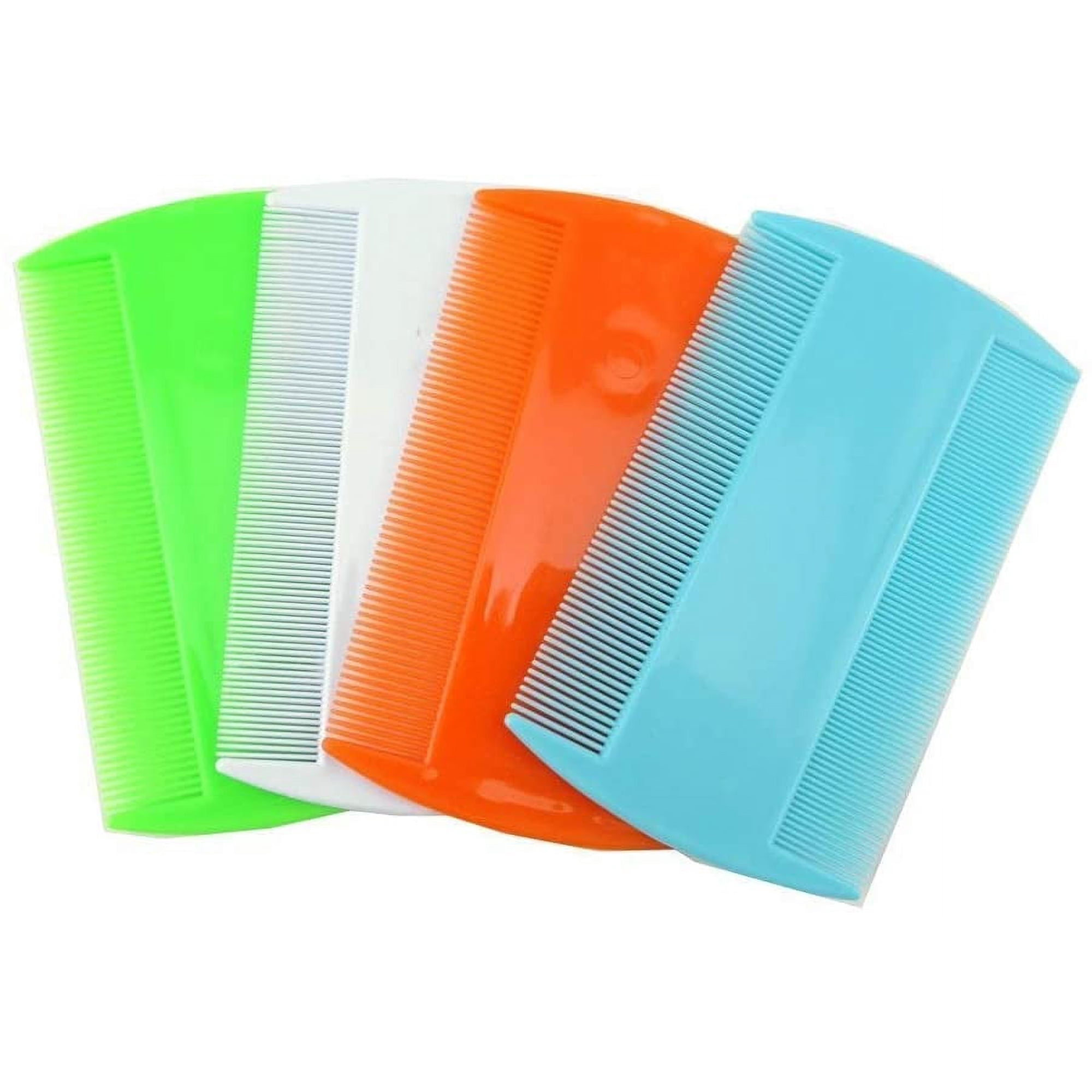 4 Packs Combs Double sided Pet Combs, Cat Dog Pet Grooming Fine Tooth Hair Combs