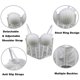 thumbnail image 4 of Tops de Verano de Mujer Casual sin Mangas Color Bloqueado Ombligo Expuesto Y Cintura Tops de Verano Sueltos, 4 of 8