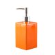 thumbnail image 1 of Dispensador de jabón de cerámica, dispensador de jabón de loción de forma cuadrada de 450 ml for encimera de cocina de baño, botella dispensadora de líquido de mano con bomba de plástico plateada, 1 of 6