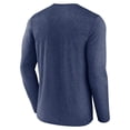 thumbnail image 3 of Men's Fanatics Heather College Navy Seattle Seahawks Tech Arc Long Sleeve T-Shirt, 3 of 3