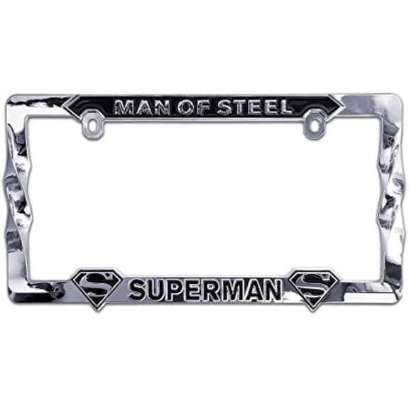 Superman All Metal License Plate Frame