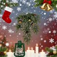 thumbnail image 5 of Elegant Winter Country Tear Drop Needle Wreath Featuring Realistic Pinecones And Greenery For Seasonal Home, 5 of 5