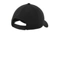 thumbnail image 3 of Sport Tek Adult Unisex Regular Mesh Cap Black One Size Fits All, 3 of 3