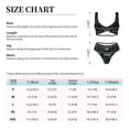thumbnail image 6 of Daiia Lavender Flowers Women's Bikini Set Two Piece Swimsuit High Waisted Bikini Adjustable Straps Bikini Perfect for Beach, Pool, and Summer Vacation-Small, 6 of 9