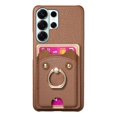 thumbnail image 2 of Funda FOXDOCK para Samsung Galaxy S26 Ultra billetera, soporte ajustable y diseño seguro-marrón, 2 of 6