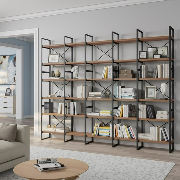 Davee JD Walnut Color Display and Storage Bookcase