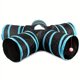 thumbnail image 3 of Pet Tunnel Collapsible Tube Toy Tunnel, Pet Cats Kitten 5-Way Foldable Tunnel Tube Hanging Bell Ball, 3 of 4