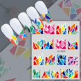thumbnail image 5 of 12 pegatinas autoadhesivas para uñas francesas con punta francesa y rayas onduladas, 5 of 5