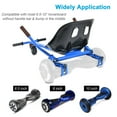 thumbnail image 5 of Hoverboard Seat Attachment Straps Not Required,Kids Hover Board Accessory Go Kart 265lbs Capacity, Adjustable Length 26"-34.5",Big&Sturdy Seat,Transform 6.5" 8" 10" Hoverboard Into Go Cart，Blue, 5 of 10