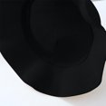thumbnail image 5 of Fewfanhot Women Wide Floppy Brim Sun Hat, UPF Windproof Chin Strap Bucket Hat with Braided Bow Decor for Summer Beach Travel, 5 of 7