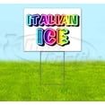 thumbnail image 1 of Rainbow V2 Italian Ice (18" X 24") Yard Sign, Includes Metal Step Stake, 1 of 6