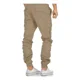 thumbnail image 3 of Hombre Pantalón Jogger Bolsas Cargo Casual Cómodo Gabardina, 3 of 6