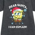 thumbnail image 2 of SpongeBob SquarePants - Dear Santa - Toddler And Youth Girls Fleece Dress, 2 of 5