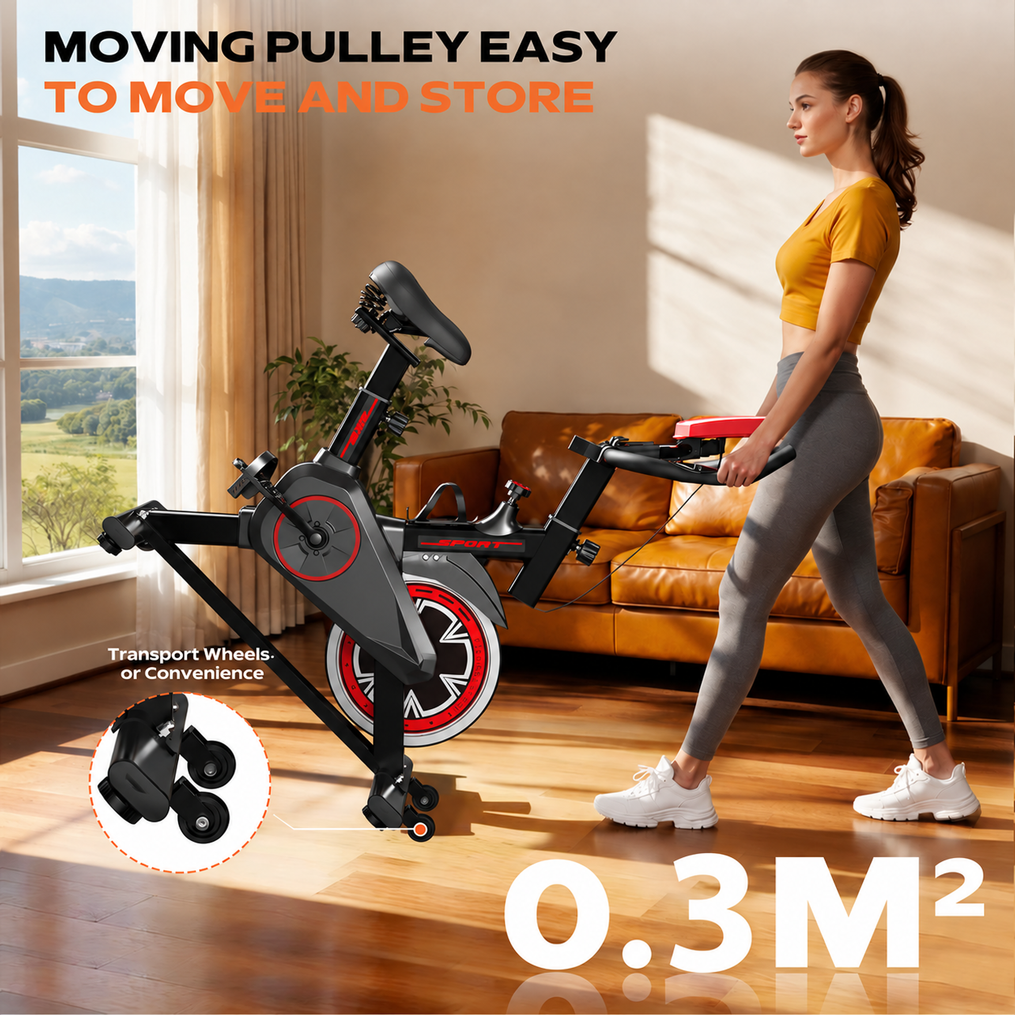 Primy Exercise Bike with 100 Resistance Levels photo 4