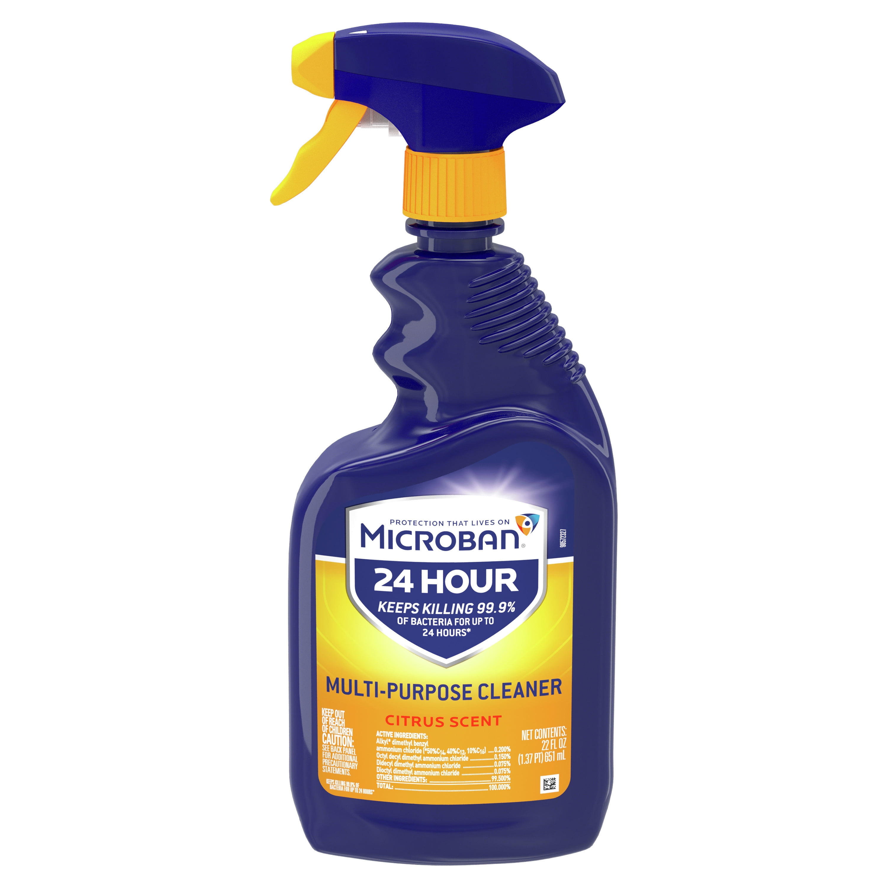 Microban All-Purpose Cleaners and Disinfectant Spray, Citrus Scent, 22 Fluid Ounce