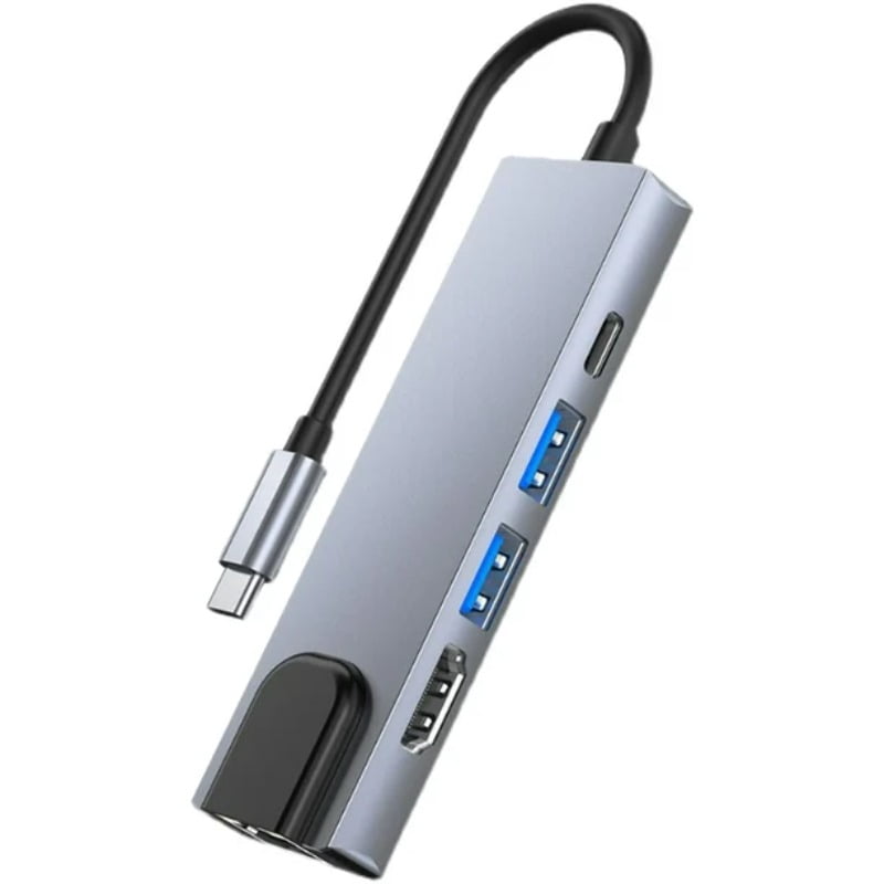 Dell, USB-C Multiport Adapter, 7-in-1, 4K, 90W Pass-Through