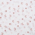 thumbnail image 2 of George Baby Girls Organic Cotton Muslin Swaddling Blankets (2 Count), 2 of 6
