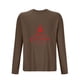 thumbnail image 4 of Amzcrzy - Sudadera Para Hombre, Deportiva, Fitness, Para El Hogar, Pijama Navideño Estampado, Camiseta De Manga Larga, Cuello Redondo, Marrón, M, 4 of 4