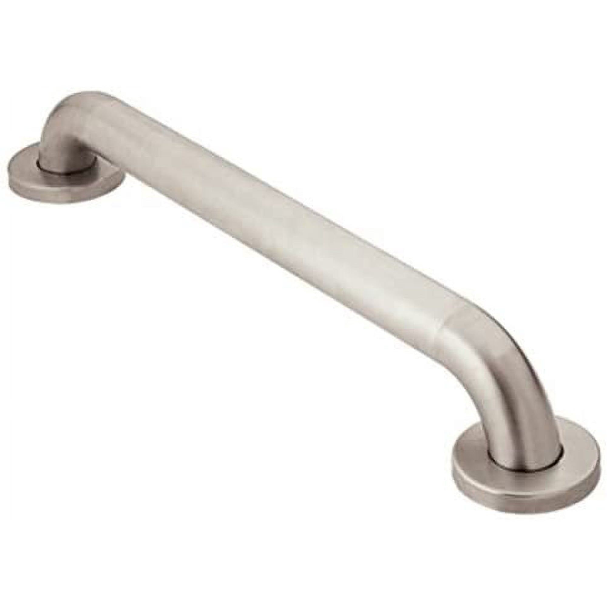 Moen Home Care Bathtub Grab Bar Peened Texture Concealed Screw - 36", White — ADA-Compliant Wall-Mount, Concealed-Screw Install