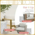 thumbnail image 6 of Adore Decor Martini Terrazzo Stool White / Gray, 6 of 10