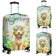 thumbnail image 2 of Goldendoodle Hello Spring Time Flower Floral Nature Travel Luggage Cover Doodle Dog Lover Gifts Idea Suitcase Dust Protective Decor - 02031, 2 of 5