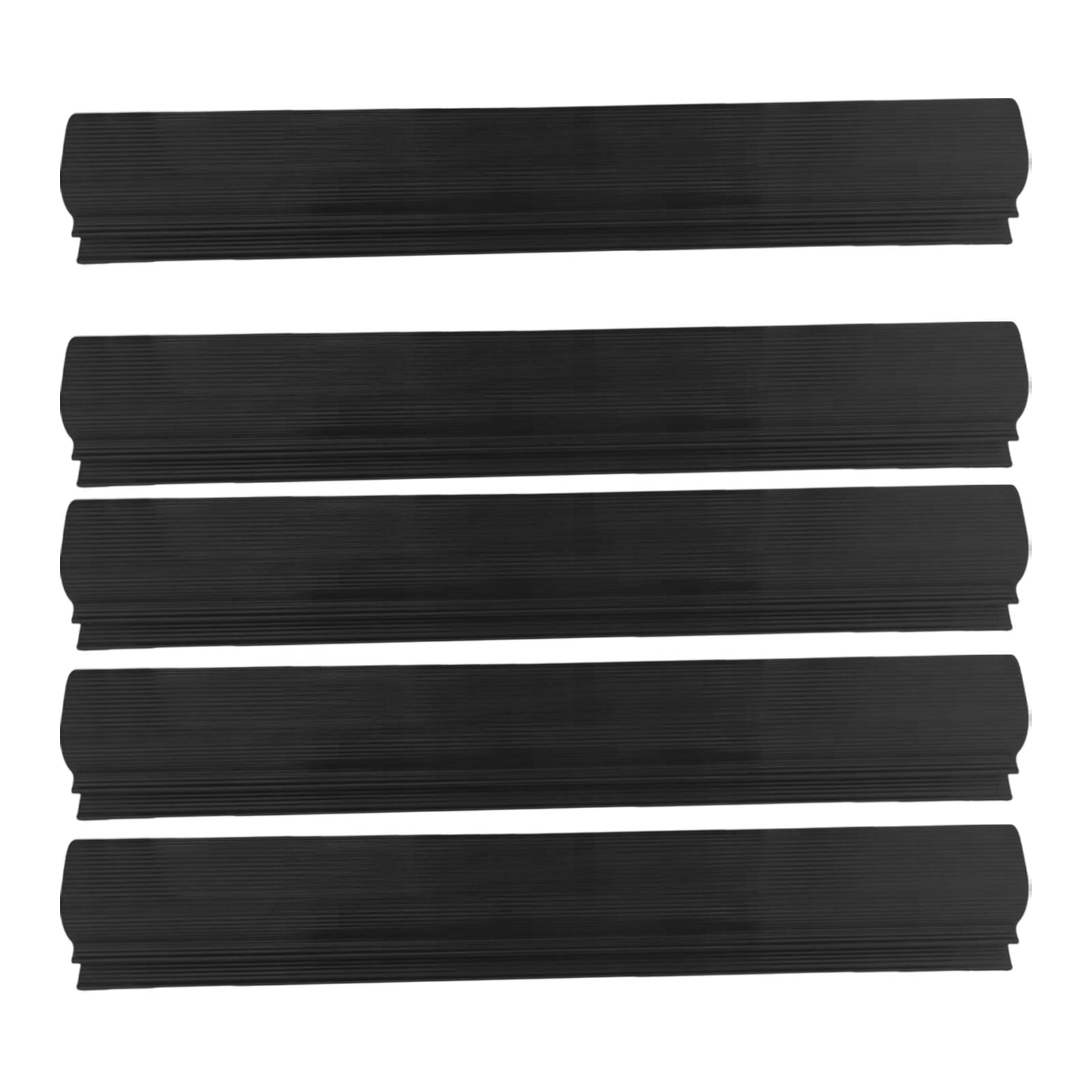 Wzmzjy 5Pcs Under Desk Cable Management Shelf Computer Desk Cord Holder for Bedroom Black