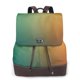thumbnail image 1 of Easygdp Orange To Teal Gradient Mochila de Cuero para Mujeres, Bolso de Hombro, Bolsos de Mano de Moda para Trabajo y Viajes, 1 of 4