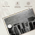 thumbnail image 6 of Elephant Stock Hair Styling Devices Wall Art - Horizontal Canvas Wall Art - Lobby Wall Decor - Fashion And Beauty Canvas - Black And Gray Decor - 51" x 34", 6 of 8