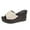 Beige, variant on NOKIO Solid Color Slippers for Women's Beach Slope Heel Slippers Hollow Casual Slippers Slope Bottom Shoes Retro Sandals